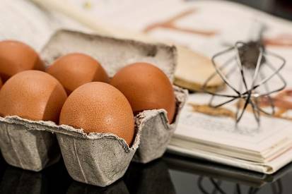 fresh box of eggs