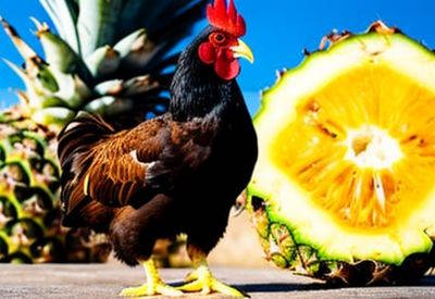 can chickens eat pineapple