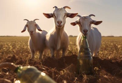can goats eat plastic