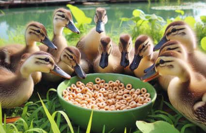 can ducks eat cheerios