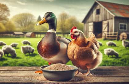 can ducks eat chicken feed featured