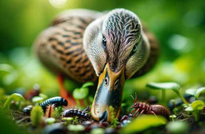 can ducks eat ticks